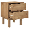 Nachttisch Tadiu 45x39x57cm (Kiefer) Grau