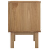Nachttisch Tadiu 45x39x57cm (Kiefer) Grau