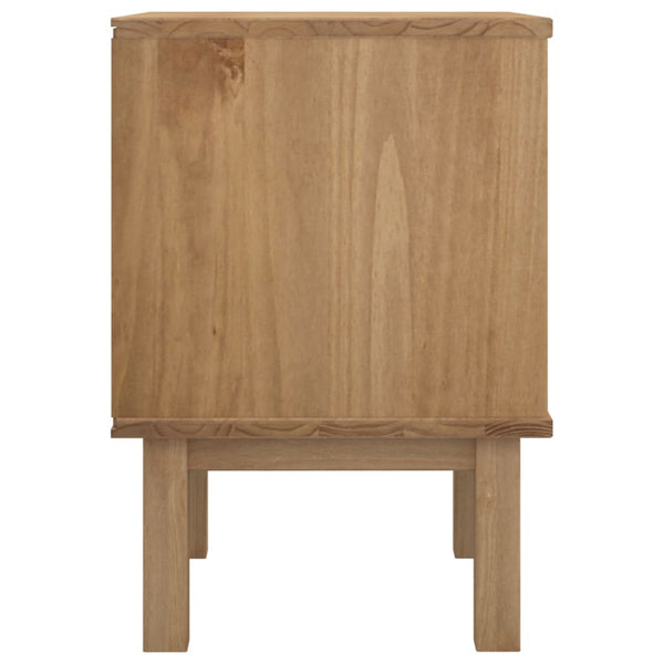 Nachttisch Tadiu 45x39x57cm (Kiefer) Grau