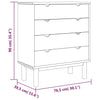 Kommode Titinica 76,5x39,5x90cm (Kiefer)