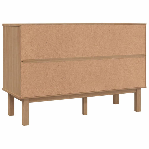 Ruskea ja harmaa lipasto otta Avron 111x43x73,5cm (mänty)