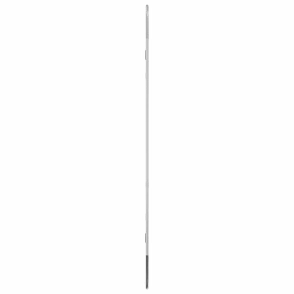 Silberner Wandspiegel Airways 90x40cm (oval)