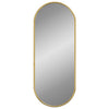 Goldener Wandspiegel Airways 60x25cm (oval)