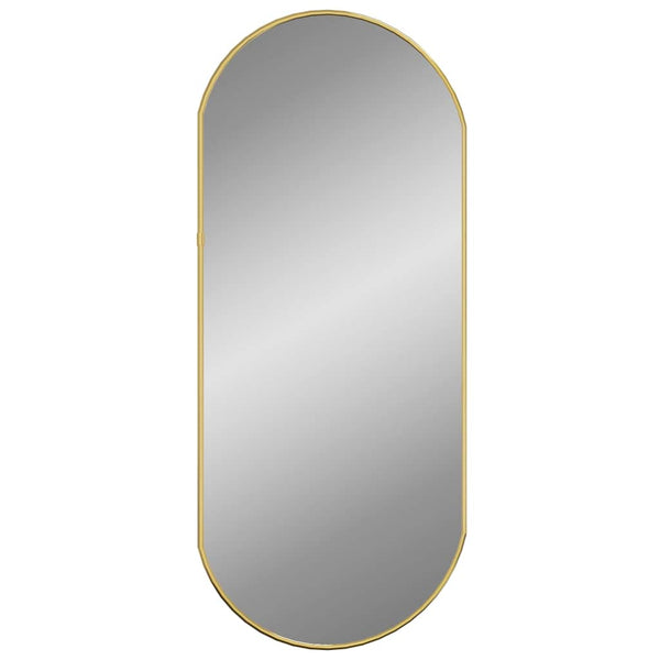 Goldfarbener Wandspiegel Airways 70x30cm (oval)