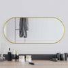 Goldfarbener Wandspiegel Airways 70x30cm (oval)