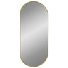 Goldner Wandspiegel Airways 80x35cm (oval)