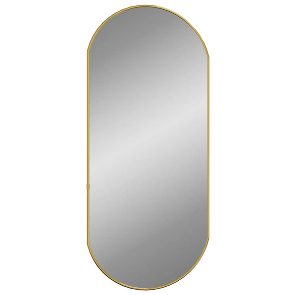 Goldner Wandspiegel Airways 80x35cm (oval)