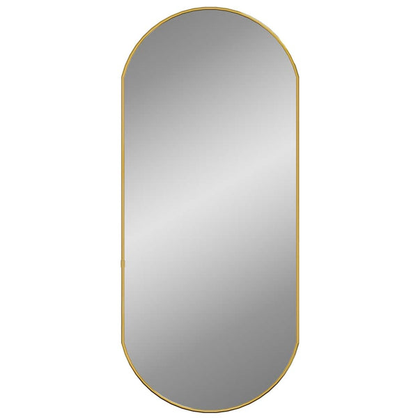 Goldner Wandspiegel Airways 80x35cm (oval)