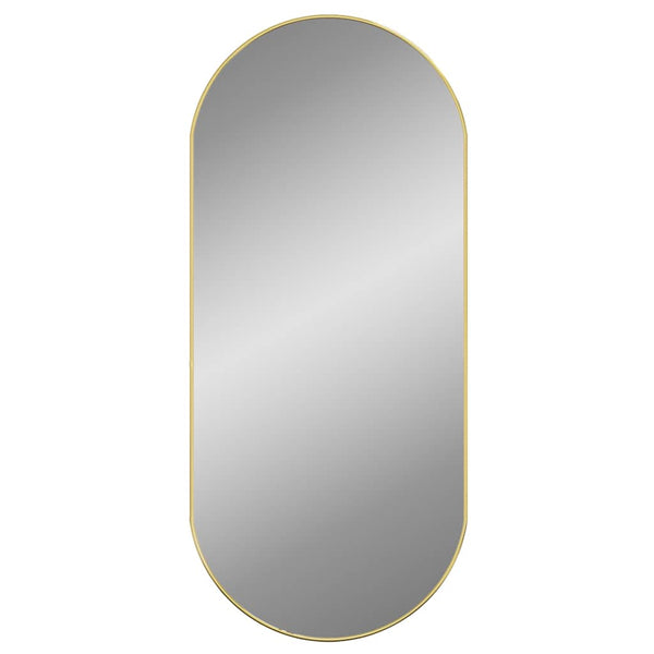 Goldener Wandspiegel Airways 100x45cm (oval)