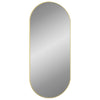 Goldener Wandspiegel Airways 100x45cm (oval)