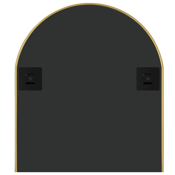 Goldener Wandspiegel Airways 100x45cm (oval)