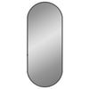 Schwarzer Wandspiegel Airways 60x25cm (oval)