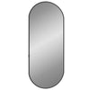 Schwarzer Wandspiegel Airways 60x25cm (oval)