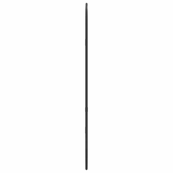 Schwarzer Wandspiegel Airways 60x25cm (oval)
