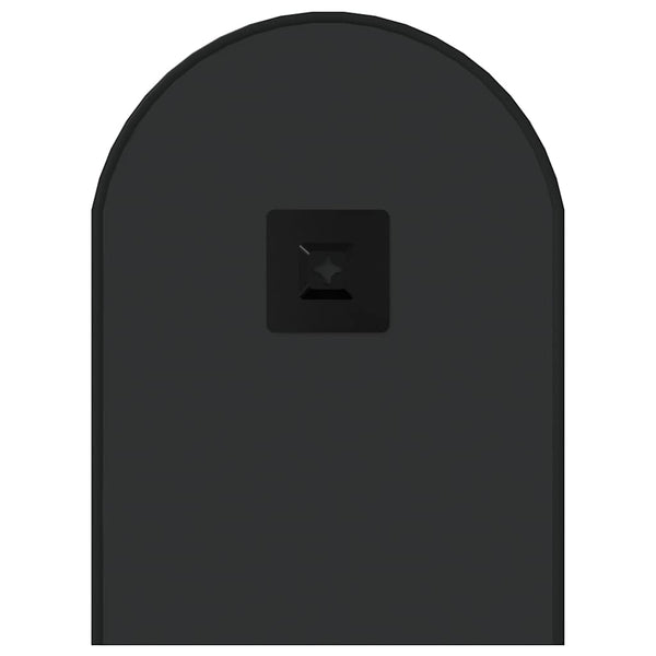 Schwarzer Wandspiegel Airways 60x25cm (oval)