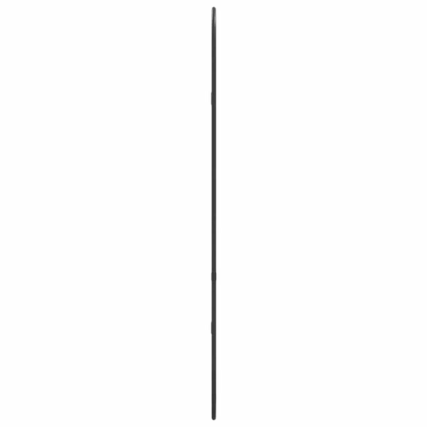 Schwarzer Wandspiegel Airways 80x35cm (oval)