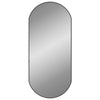 Wandspiegel Airways Schwarz 90x40cm (oval)