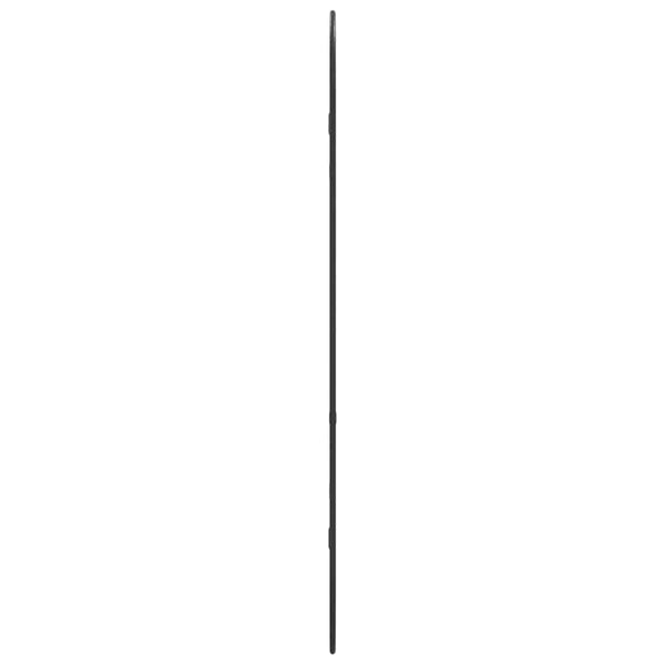 Wandspiegel Airways Schwarz 90x40cm (oval)