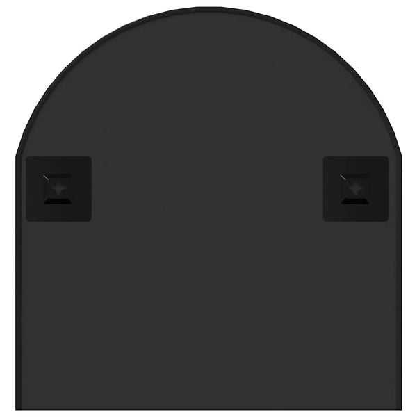 Wandspiegel Airways Schwarz 90x40cm (oval)