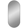 Schwarzer Wandspiegel Airways 100x45cm (oval)