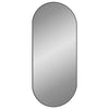 Schwarzer Wandspiegel Airways 100x45cm (oval)