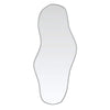 Silberner Wandspiegel Piner 80x35cm