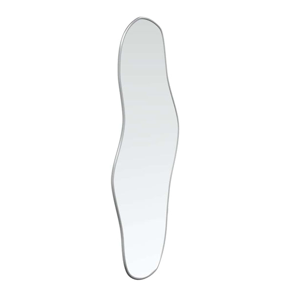 Silberner Wandspiegel Piner 80x35cm