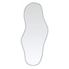 Silberner Wandspiegel Piner 90x40cm