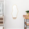 Goldener Wandspiegel Piner 70x30cm