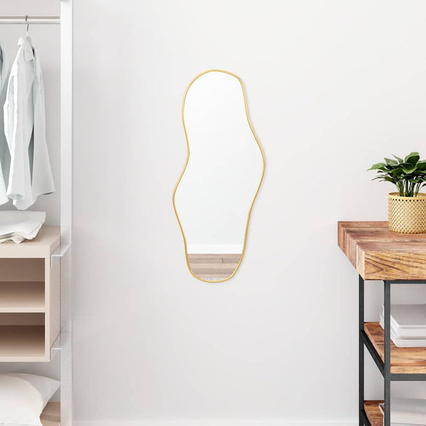 Goldener Wandspiegel Piner 70x30cm