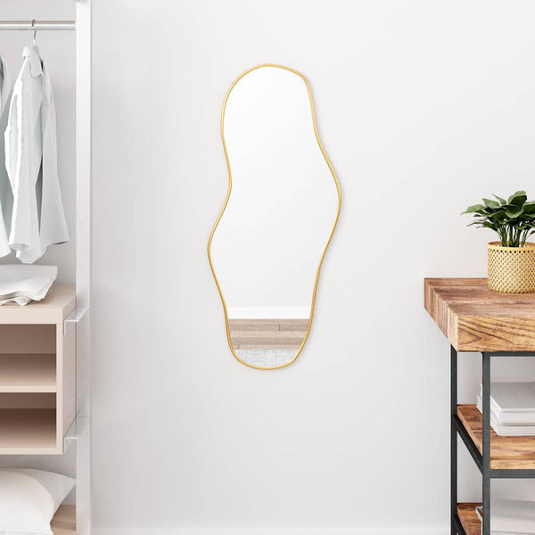Gold Wandspiegel Piner 80x35cm
