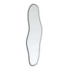 Schwarzer Wandspiegel Piner 90x40cm