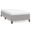 Hellgraues Bettgestell ohne Matratze Jacques 90x190cm (Einzelstoff)