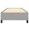Hellgraues Bettgestell ohne Matratze Jacques 90x190cm (Einzelstoff)