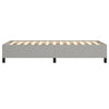 Hellgraues Bettgestell ohne Matratze Jacques 90x190cm (Einzelstoff)