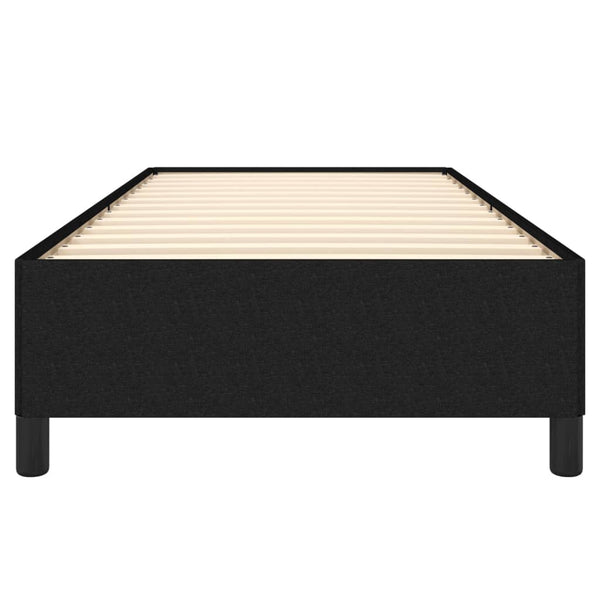 Jacques Bettgestell in Schwarz ohne Matratze 90x190cm (Einzelstoff)