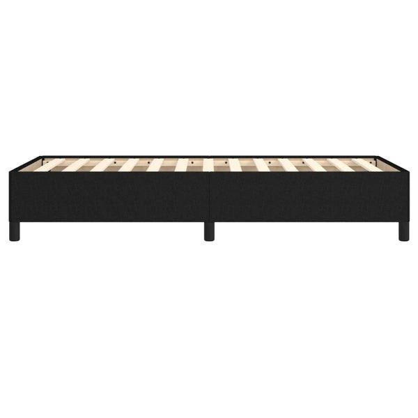 Jacques Bettgestell in Schwarz ohne Matratze 90x190cm (Einzelstoff)