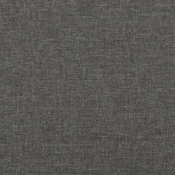 Tummanharmaa sängynrunko ilman patjaa Nurvinci 90x190cm (single kangas)