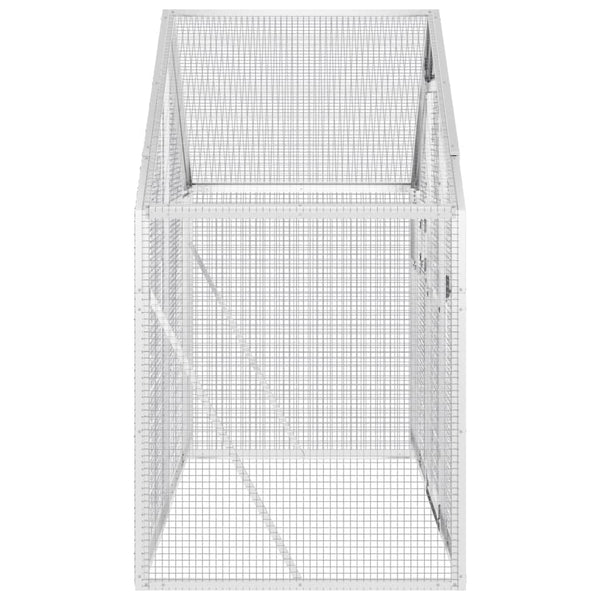 Volieren Silber Travius 79x100x185cm (Aluminium)
