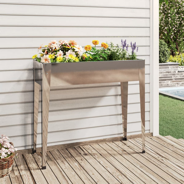 Verzinkter Blumenkasten Rebertino 100,5x40,5x90cm (Stahl)