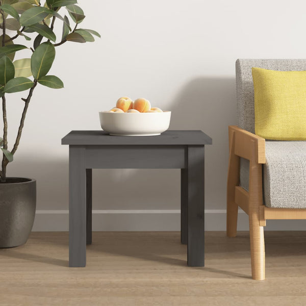 Grauer Couchtisch Ecart 35x35x30cm (Kiefer)