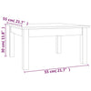 Couchtisch Ecart 55x55x30cm (Kiefer)