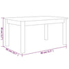 Couchtisch Ecart 80x50x40cm (Kiefer)