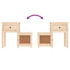 Nachttisch Tovien 79,5x38x65,5cm (Kiefer)