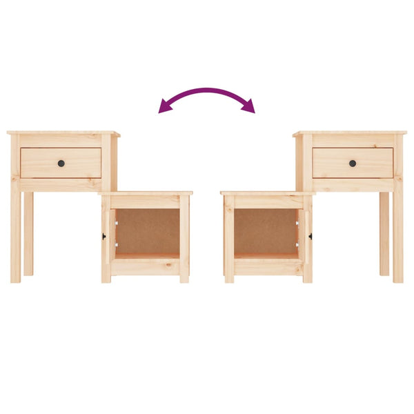 Nachttisch Tovien 79,5x38x65,5cm (Kiefer)