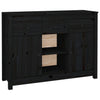 Schwarzes Sideboard Arhonda 100x35x74,5cm (Kiefer)
