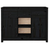 Schwarzes Sideboard Arhonda 100x35x74,5cm (Kiefer)