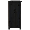 Schwarzes Sideboard Arhonda 100x35x74,5cm (Kiefer)
