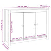 Anrichte Vinga 100x35x74cm (Kiefer)