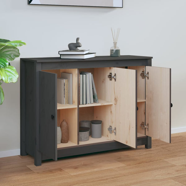 Harmaa senkki Vinga 100x35x74cm (mänty)